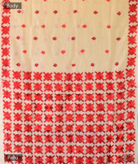 Phulkari Saree – AMOUNEE - Handloom & Handicraft