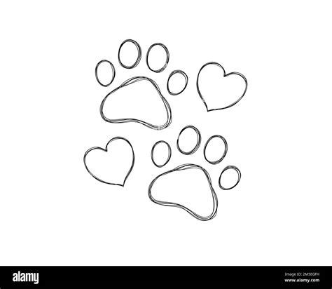 Clip Art Puppy Paw Prints