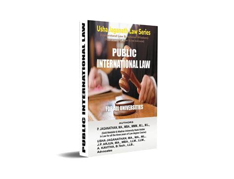 PUBLIC INTERNATIONAL LAW (ENGLISH) : P. Jaganathan, J. Usha, J.P Arjun ...