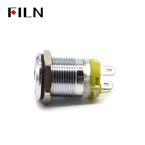 Waterproof Push Button 8mm Or 10mm Tall Head Metal Switch - Self ...