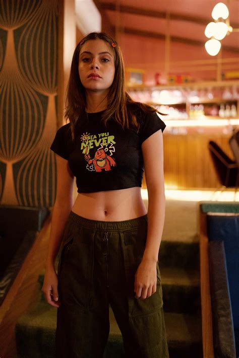 Buy Black Sea You Never Raglan Sleeves Baby Tee | BonkersCorner