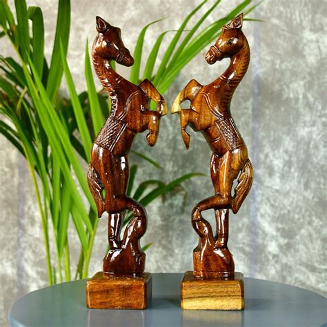 Shop Sowpeace Free-Spirited Rider Wooden Horse Decor for Style
