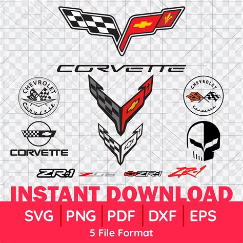 Corvette Racing Logos Decals Chevrolet Corvette Racing Custom
