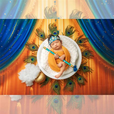 Radhe Shyam - Baby Printed Backdrops – Madras Prop Store