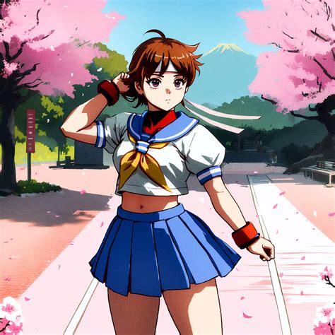 Sakura Kasugano by konokosi on DeviantArt