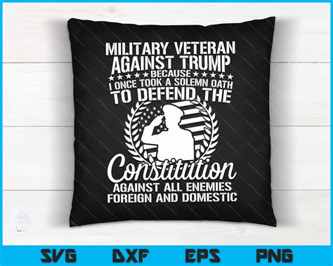 Military Veterans Against Trump 2024 USA Election SVG Printable Files ...