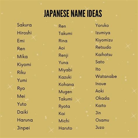 135 japanese name ideas with meaning – Artofit