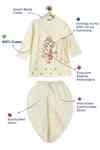 Buy Cream Cotton Embroidery Ram Thread Kurta With Dhoti Pant For Boys ...