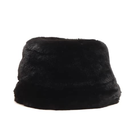 ANNA SUI NYC モコモコ バケツハット BLACK 23HO-I（アナスイエヌワイシー モコモコ バケツハット-ブラック ...