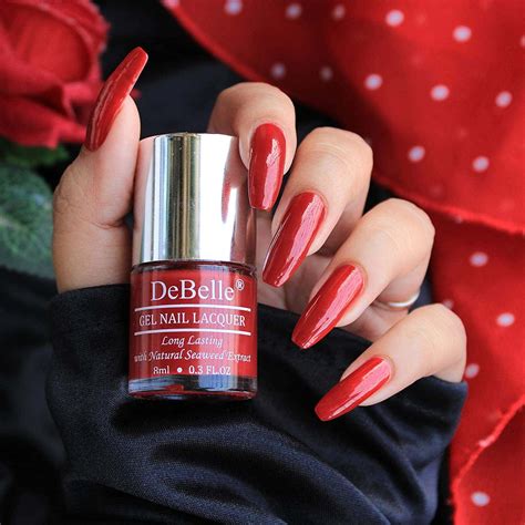 Buy DEBELLE GEL NAIL LACQUER MOULIN ROUGE MAROON NAIL POLISH Online ...