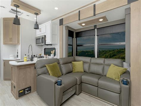 Carbon Toy Hauler Fifth Wheels - Model 360 Floorplan - Keystone RV
