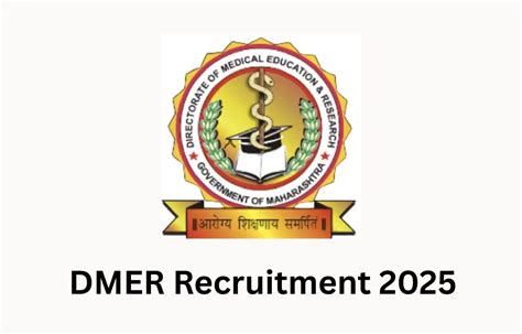 DMER Group C Exam Date 2025 Out 1107 Vacancies