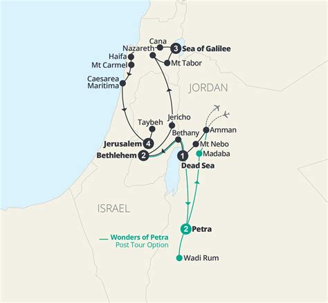 Holy Land Map Time Of Jesus