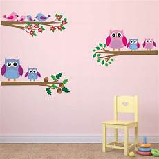 Owl Wall Stickers by Owls And Birds Branch Wall Stickers By Mirrorin Owl Wall Stickers