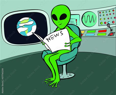 Image result for Alien Reading Vector