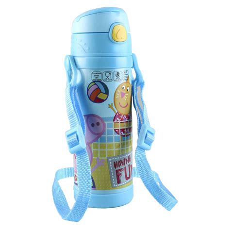 Peppa Pig Fun Steel Inner Water Bottle 350 ml : Amazon.in: Home & Kitchen