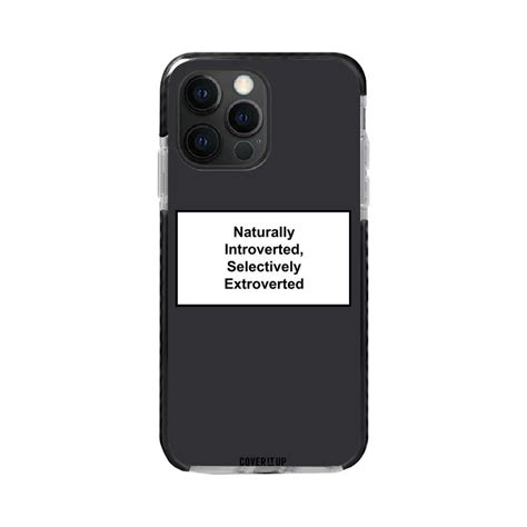 Naturally Introverted Selectively Extroverted Bumper Case