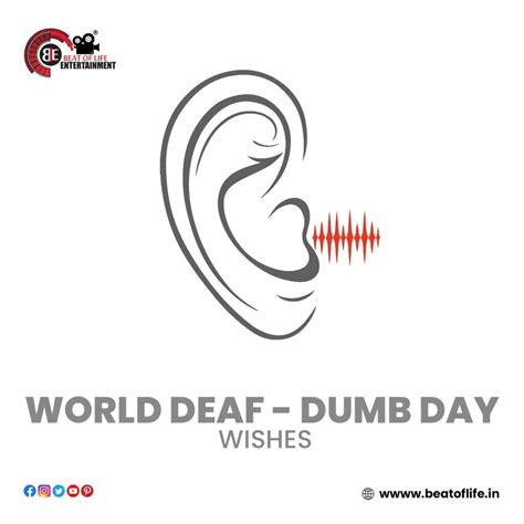 World Deaf and Dumb Day wishes - Beat of Life Entertainment