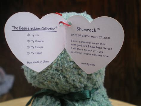 Shamrock beanie baby march 17 2000 value online