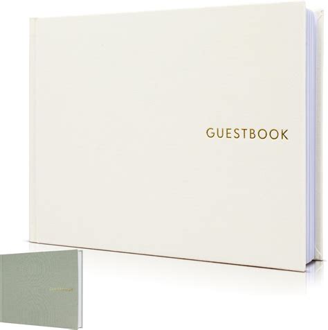 Amazon.com: STAMTECH Personalized Wedding Guest Book - Timeless ...