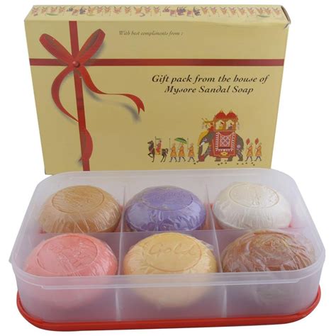 Buy MYSORE SANDAL SOAP Soap, Pack of 6 Online at Low Prices in India ...