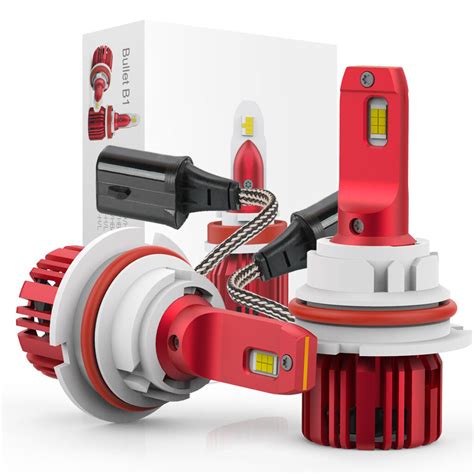 9004 LED Light Bulbs 60W 7200LM 6500K Bright White - Boslla