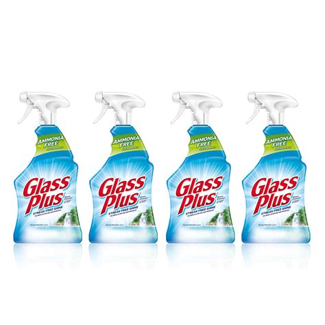 Glass Plusglass Cleaner 32 Fl Oz Bottle Multi Surface Glass ...
