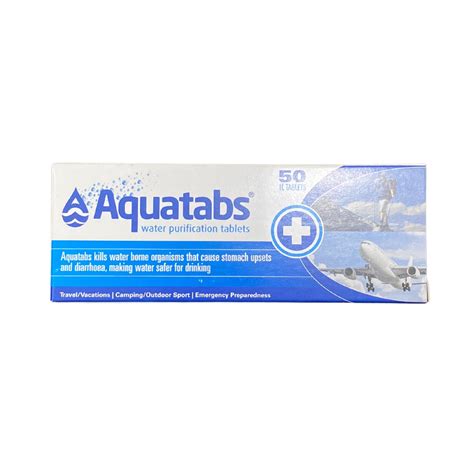 AquaTabs Water Purification Tablets – 50 x 1L Tabs – Caravan Corner