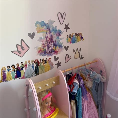 Buy PRINCESS BELLE Wall Sticker - Beauty and the Beast - Small Size ...
