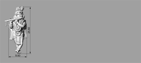 Krishna Murti 3D Model | Cad