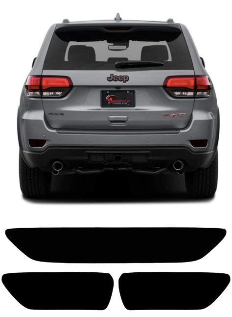 Tinted Overlays Fits 2014 2021 Jeep Grand Cherokee Third Brake ...