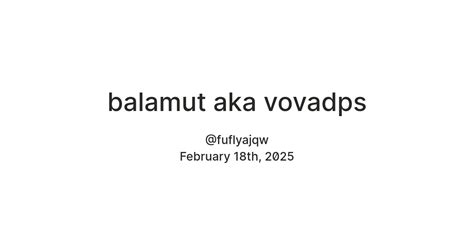 balamut aka vovadps — Teletype