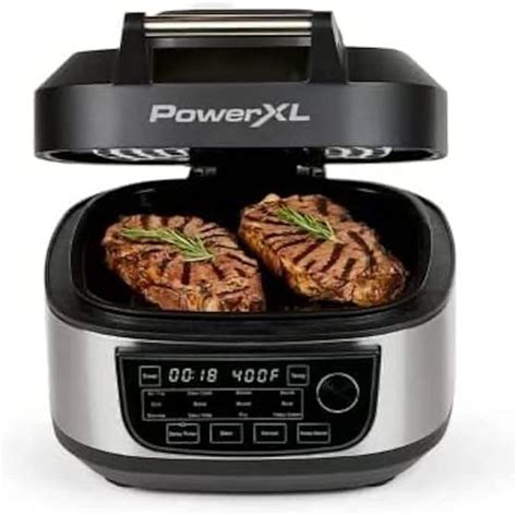 Power XL Grill Air Fryer Combo - Large 5.7L Capacity - 12-in-1 Electric ...