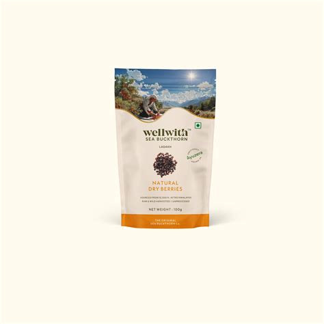 Buy Organic Dry Sea Buckthorn Berries Online in India | WellWith