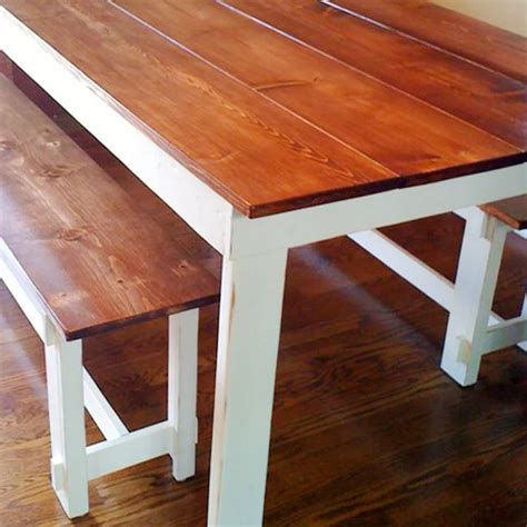 Diy Farmhouse Dining Benches