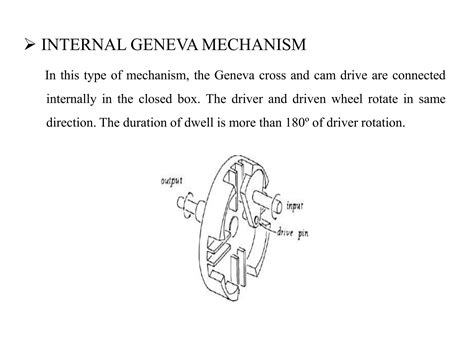 Geneva mechanism ppt | PPTX