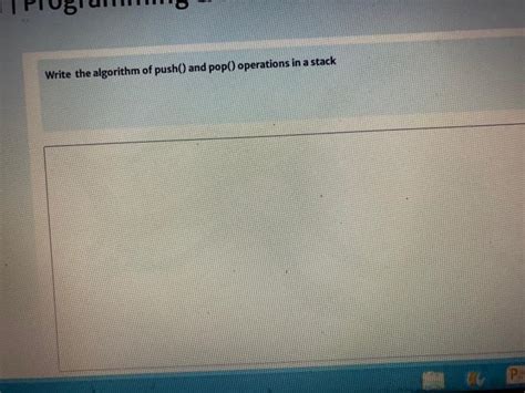 Image result for Algorithms of Push Operation with Explanation