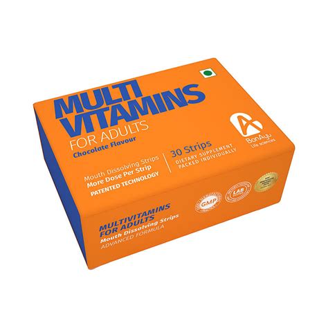 BonAyu Multivitamin for Adults Mouth Dissolving Strip | 30 Minutes 24/7 ...