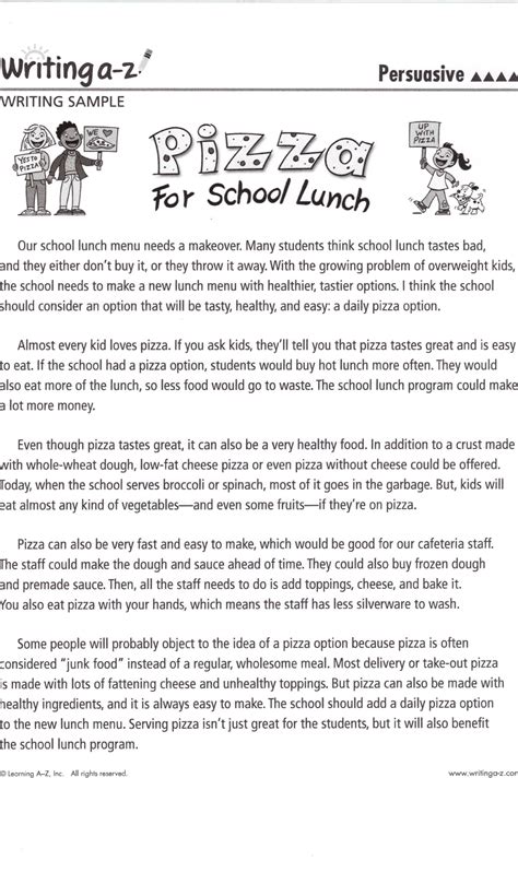 Persuasive writing, Persuasive writing examples, Persuasive essays