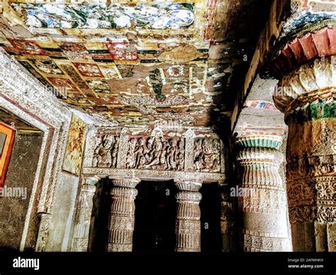 The paintings in the Ajanta caves predominantly narrate the Jataka ...