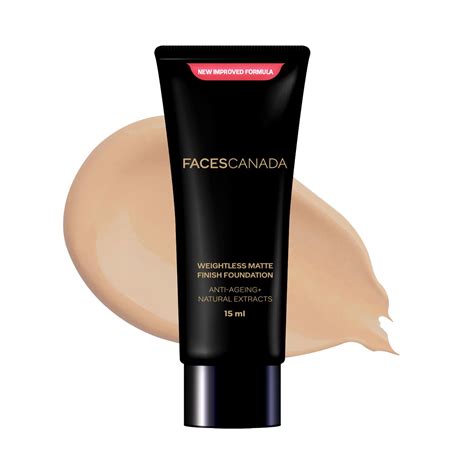 Buy FACESCANADA Weightless Matte Finish Foundation - Sand, 15ml ...