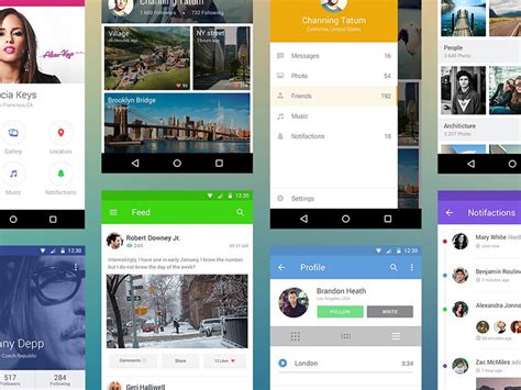 Android App UI 的图像结果