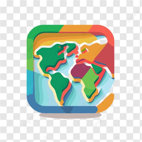 Colorful World Map Icon 的图像结果