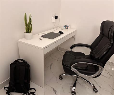 Ikea Wood Micke Long Table Top Workstation Computer Desk (White ...