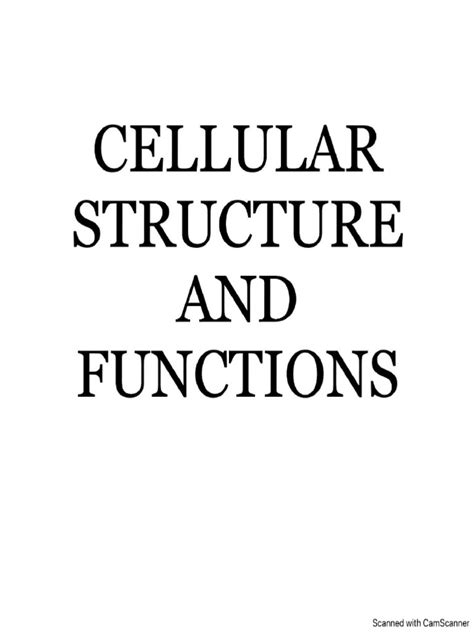 Image result for Cellular Structure and Function