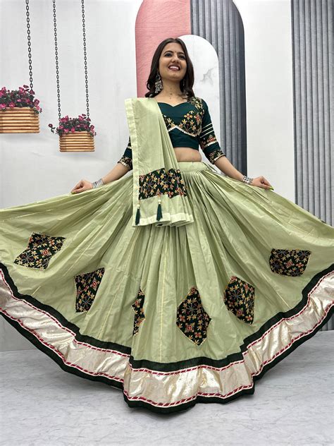 Navratri Special Pure Cotton Lehenga Choli – Pahenava Fashion