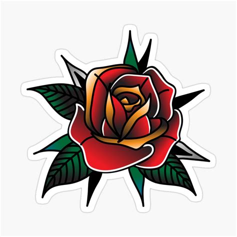 Top 154 + Traditional rose tattoo stencil - Spcminer.com