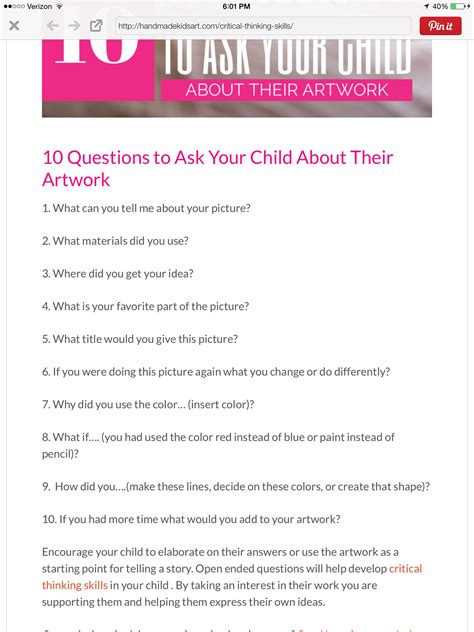 art questions