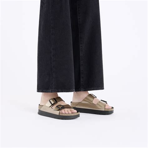 Buy Brown Arizona Flex Platform Birko-Flor Patent Online in India ...
