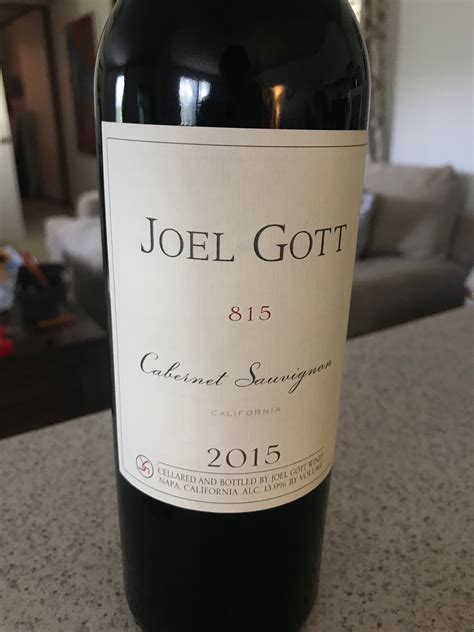 Joel Gott Cabernet Sauvignon | Wine, Sauvignon, Cabernet